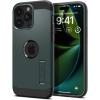 Spigen for iPhone 16 Case, Tough Armor (Ai) MagFit [Compatible with Magsafe] [Kickstand] [Military-Grade Protection] – Black(Abyss Green)