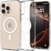 Spigen Liquid Crystal MagFit Designed for iPhone 16 Pro Case [Military-Grade Protection] – Crystal Clear(Crystal Clear)