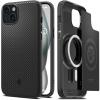 Spigen Mag Armor MagFit Designed for iPhone 15 Case, for iPhone 14 Case (2023) [Military-Grade Protection] Compatible with MagSafe – Matte Black(Matte Black)