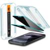 Spigen Tempered Glass Screen Protector [GlasTR EZ FIT – Privacy] Designed for iPhone 16 / iPhone 15 [2Pack](iPhone 16 Plus  iPhone 15 Plus)