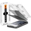 Spigen Tempered Glass Screen Protector [GlasTR EZ FIT – Privacy] Designed for iPhone 16e / iPhone 14 / iPhone 13 Pro/iPhone 13