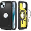 Spigen for iPhone 16 Case, Tough Armor (Ai) MagFit [Compatible with Magsafe] [Kickstand] [Military-Grade Protection] – Black(Black)