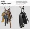 Spigen Valentinus Pro Key Organizer Designed for AirTag Case, Holder, Keychain, Keyring Up to 5-6 Keys(Black)