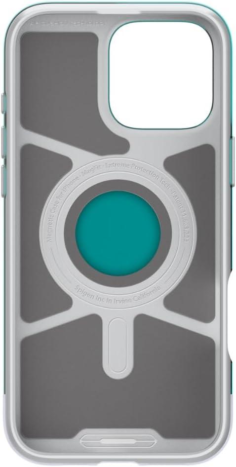 imageSpigen Classic C1 MagFit Designed for iPhone 16 Pro Max Case MilitaryGrade Protection Compatible with MagSafe TangerineBondi Blue