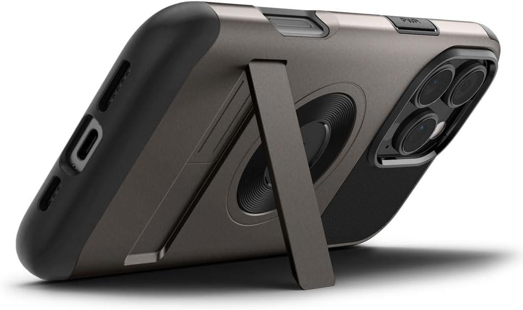 imageSpigen Slim Armor MagFit Designed for iPhone 16 Pro Case MilitaryGrade Protection Compatible with MagSafe Gunmetal