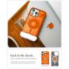 Spigen Classic C1 MagFit Designed for iPhone 16 Pro Max Case [Military-Grade Protection] Compatible with MagSafe – Tangerine(Tangerine)