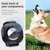 Spigen Tag Armor 2 Designed for AirTag 2nd Gen (2026) & 1st Gen Case Cover Pet Dog Cat Collar, Bicycle, Luggage, Baby Stroller, Backpack, Wallet Loop Holder (Device Not Included) – Black (3 Bands)(Black)