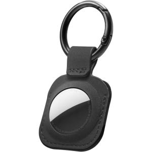 Spigen AT200 Designed for AirTag 2nd Gen (2026) & 1st Gen Keychain Case Cover Holder for Bags Keys Backpacks Luggage Pet Collars (Device Not Included) – Black