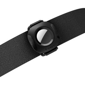 Spigen Tag Armor 2 Designed for AirTag 2nd Gen (2026) & 1st Gen Case Cover Pet Dog Cat Collar, Bicycle, Luggage, Baby Stroller, Backpack, Wallet Loop Holder (Device Not Included) – Black (3 Bands)(Black – Tag Armor)