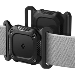 Spigen Tough Armor IP Designed for AirTag 2nd Gen (2026) & 1st Gen Waterproof Pet Dog Cat Collar Case Cover Holder (Device & Collar not Included) – Black