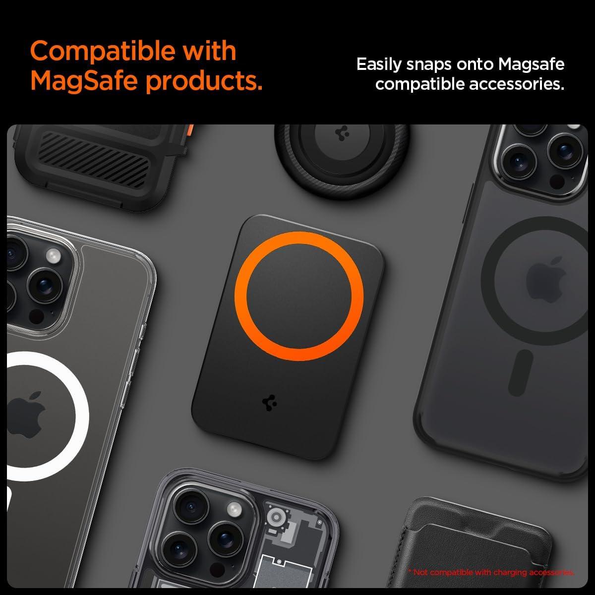 imageSpigen S319 MagFit Tripod Phone Stand Compatible with iPhone 171615141312 Pixel 10a10ProPro XLFold Series Adjustable Angle MagSafe Compatible Selfie Stick Tripod Black