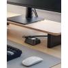 Spigen Magnetic Cable Holder Universal Cable Organizer with Magnetic-Clips Works with All Chargers, Cords Including USB-C, Lightning, HDMI, Apple Watch Chargers and More, LD103 – Black(Black)