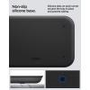 Spigen Modern Valet Tray Premium PU Storage Stylish Organizer Designed for Entryway Bedside Nightstand Desk for Key, Wallet, Watch, Phone, Jewelry, and Everyday Carry Accessories – Black (Catchall)(Black)