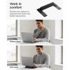 Spigen Slim Fold Portable Laptop Stand Keyboard Riser Foldable Ergonomic Angle Lift Anti-Slip Compatible with MacBook Neo, MacBook Air, MacBook Pro 11″-16″ and iPad/Air/Pro and More – Black (LD201-S4)(LD201-S1)