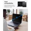 Spigen Slim Fold Portable Laptop Stand Keyboard Riser Foldable Ergonomic Angle Lift Anti-Slip Compatible with MacBook Neo, MacBook Air, MacBook Pro 11″-16″ and iPad/Air/Pro and More – Black (LD201-S4)(LD201-S8)