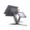 Spigen for Magnetic Wireless Charging Stand Compatible with iPad Pro 11″ M5 (2025) & M4 (2024), Foldable Adjustable Aluminum Pogo Pin Charger Tablet Holder Desk Mount – Space Gray (LD207W2)(iPad Air 11″ & iPad Pro Gen 2-4)