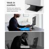 Spigen Slim Fold Portable Standing Desk Laptop Stand Foldable Ergonomic Angle Lift Anti-Slip Compatible with MacBook Neo, MacBook Air, MacBook Pro 11″-16″ and iPad/Air/Pro and More – Black (LD201-S10)(LD201-S10)