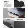 Spigen Slim Fold Portable Standing Desk Laptop Stand Foldable Ergonomic Angle Lift Anti-Slip Compatible with MacBook Neo, MacBook Air, MacBook Pro 11″-16″ and iPad/Air/Pro and More – Black (LD201-S10)(LD201-S8)