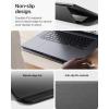 Spigen Slim Fold Portable Standing Desk Laptop Stand Foldable Ergonomic Angle Lift Anti-Slip Compatible with MacBook Neo, MacBook Air, MacBook Pro 11″-16″ and iPad/Air/Pro and More – Black (LD201-S10)(LD201-S7)