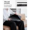 Spigen Slim Fold Portable Standing Desk Laptop Stand Foldable Ergonomic Angle Lift Anti-Slip Compatible with MacBook Neo, MacBook Air, MacBook Pro 11″-16″ and iPad/Air/Pro and More – Black (LD201-S10)(LD201-S7)