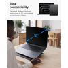 Spigen Slim Fold Portable Standing Desk Laptop Stand Foldable Ergonomic Angle Lift Anti-Slip Compatible with MacBook Neo, MacBook Air, MacBook Pro 11″-16″ and iPad/Air/Pro and More – Black (LD201-S10)(LD201-S10)
