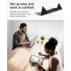 Spigen Slim Fold Portable Standing Desk Laptop Stand Foldable Ergonomic Angle Lift Anti-Slip Compatible with MacBook Neo, MacBook Air, MacBook Pro 11″-16″ and iPad/Air/Pro and More – Black (LD201-S10)(LD201-S4)