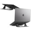 Spigen Slim Fold Portable Standing Desk Laptop Stand Foldable Ergonomic Angle Lift Anti-Slip Compatible with MacBook Neo, MacBook Air, MacBook Pro 11″-16″ and iPad/Air/Pro and More – Black (LD201-S10)(LD201-S6)