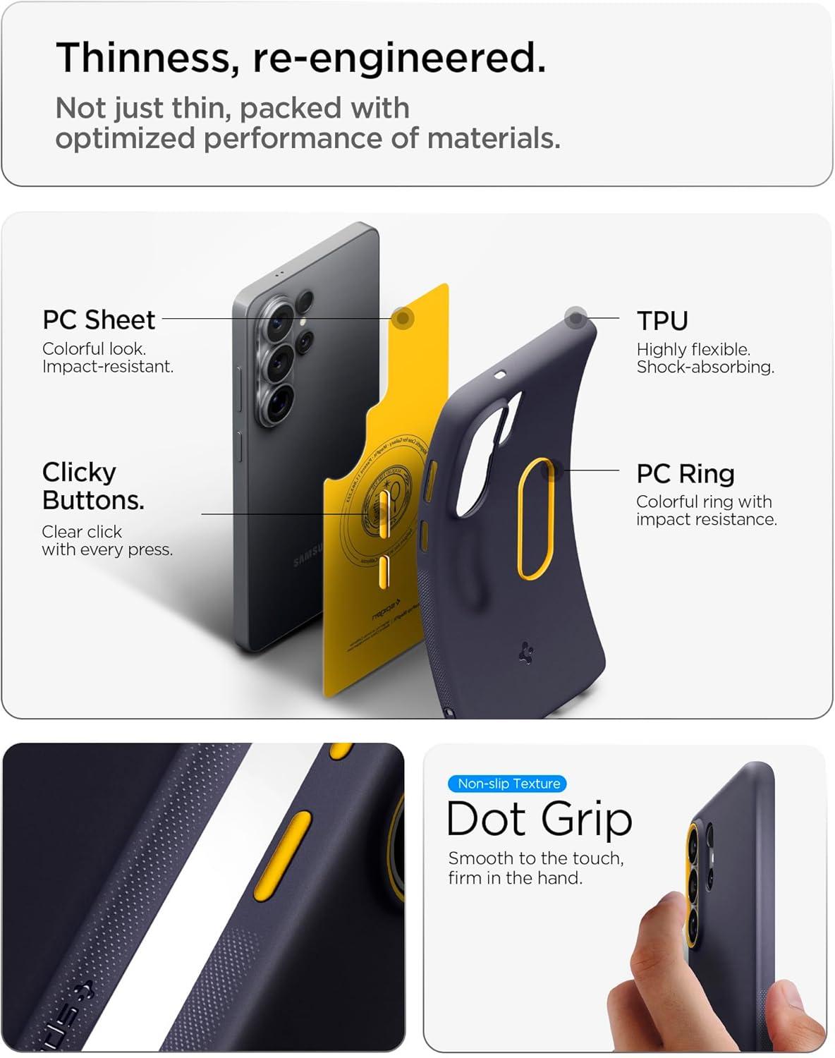 imageSpigen for Galaxy S26 Ultra Case Nano Pop MagFit Compatible with MagSafe Fast Wireless Charging AVO GreenBlueberry Navy