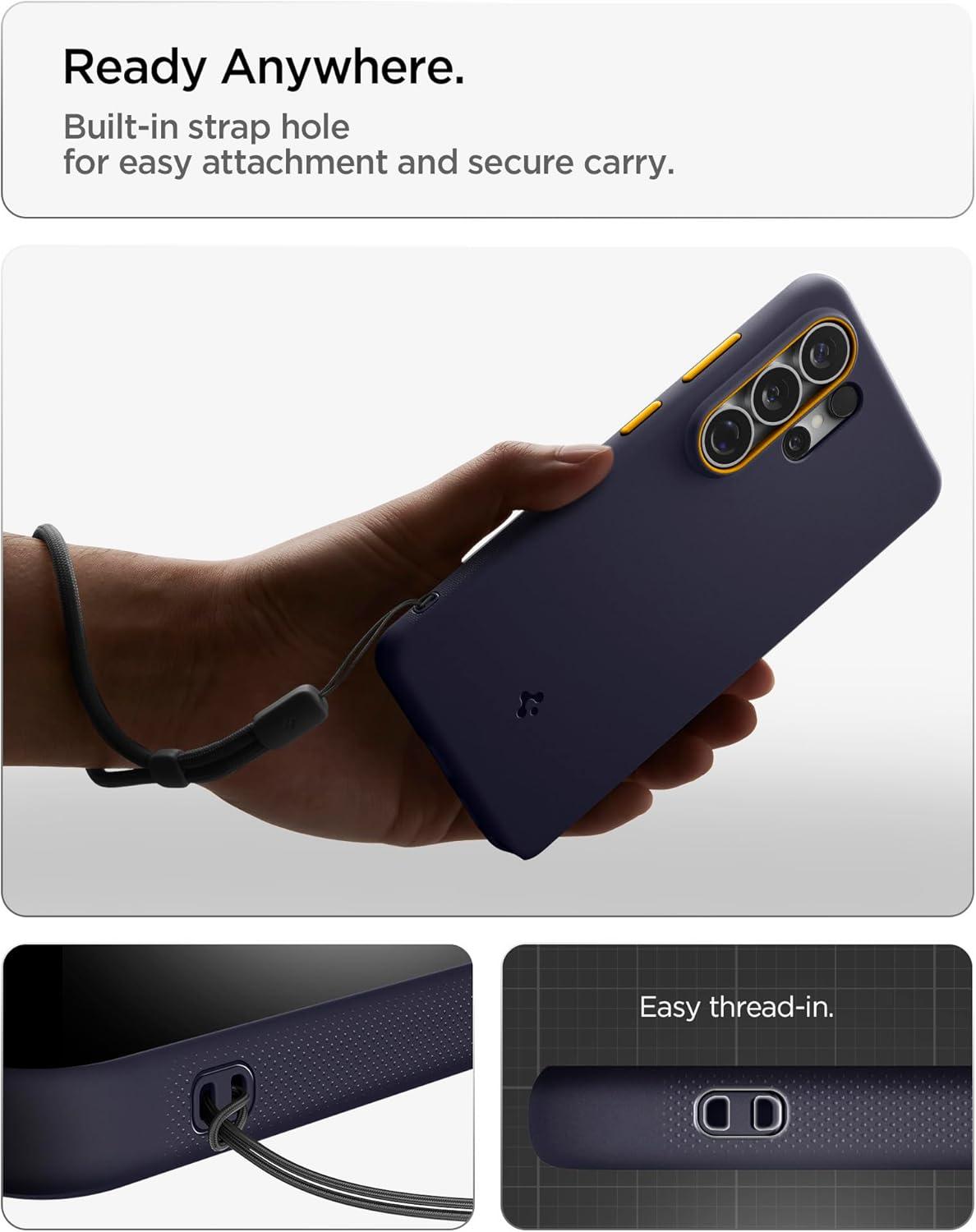 imageSpigen for Galaxy S26 Ultra Case Nano Pop MagFit Compatible with MagSafe Fast Wireless Charging AVO GreenBlueberry Navy