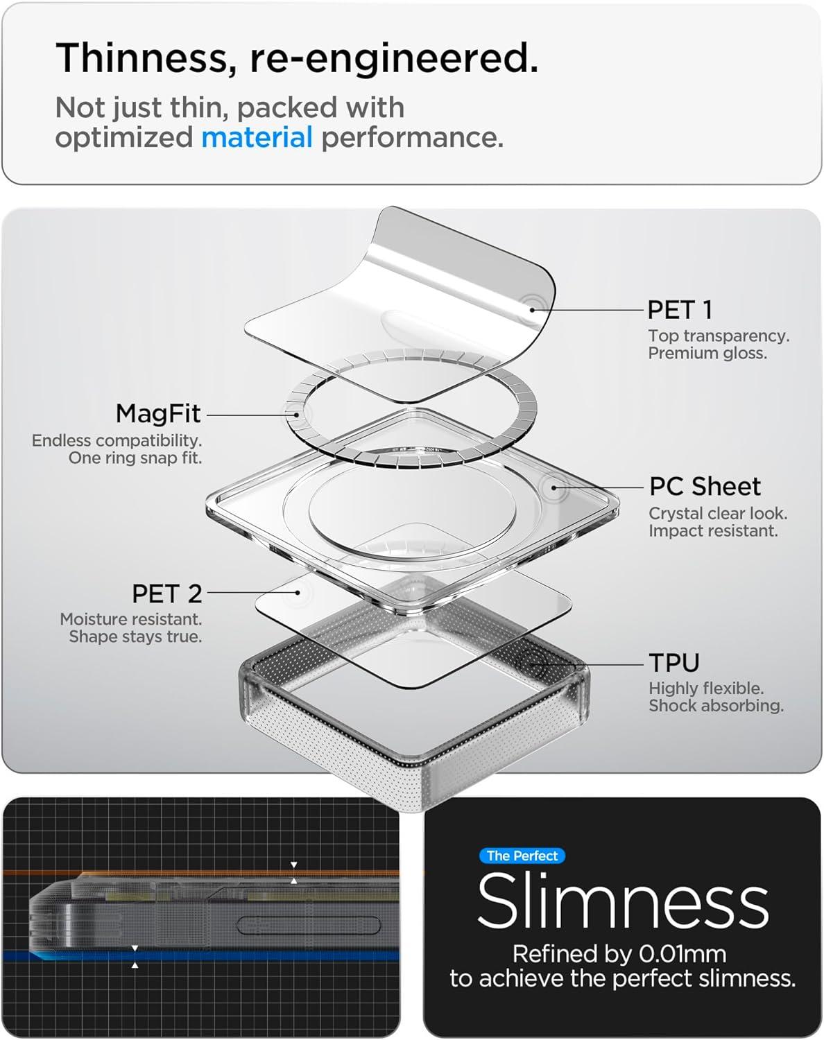 imageSpigen for Galaxy S26 Ultra Case Ultra Hybrid MagFit AntiYellowing Compatible with MagSafe Fast Wireless Charging Clear WhiteNeo One
