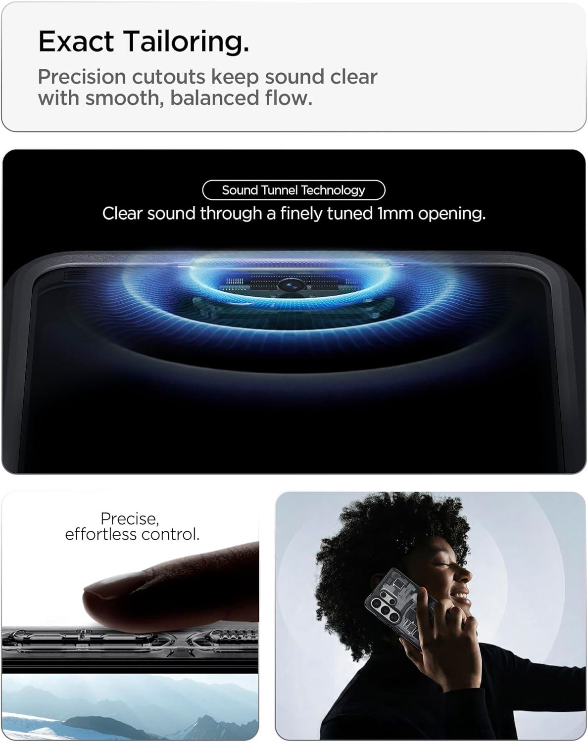imageSpigen for Galaxy S26 Ultra Case Ultra Hybrid MagFit AntiYellowing Compatible with MagSafe Fast Wireless Charging Clear WhiteZero One Black