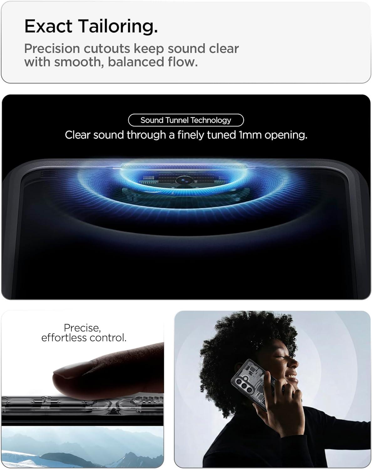 imageSpigen for Galaxy S26 Ultra Case Ultra Hybrid MagFit AntiYellowing Compatible with MagSafe Fast Wireless Charging Clear WhiteZero One Black