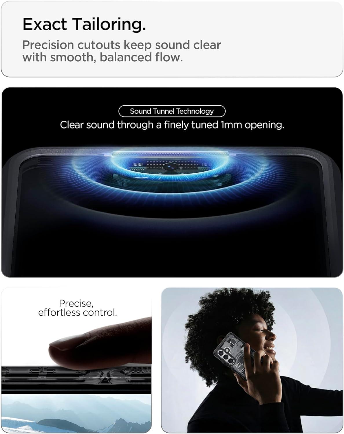 imageSpigen for Galaxy S26 Ultra Case Ultra Hybrid MagFit AntiYellowing Compatible with MagSafe Fast Wireless Charging Clear WhiteZero One Black