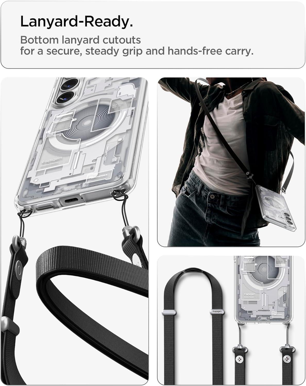 imageSpigen for Galaxy S26 Ultra Case Ultra Hybrid MagFit AntiYellowing Compatible with MagSafe Fast Wireless Charging Clear WhiteZero One White