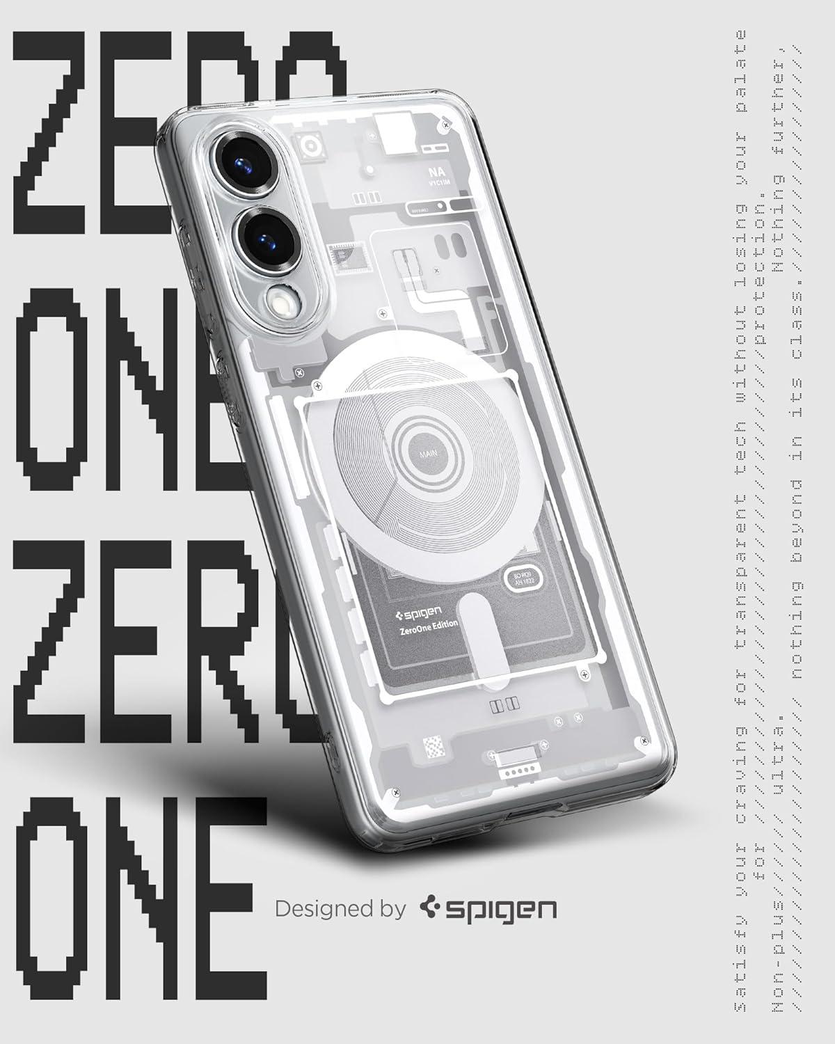 imageSpigen for Galaxy S26 Ultra Case Ultra Hybrid MagFit AntiYellowing Compatible with MagSafe Fast Wireless Charging Clear WhiteZero One White