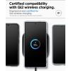 Spigen for Galaxy S26 Ultra Case, Ultra Hybrid MagFit [Anti-Yellowing] [Compatible with MagSafe] [Fast Wireless Charging] – Clear White(Frost Black)