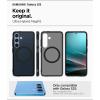 Spigen for Galaxy S26 Ultra Case, Ultra Hybrid MagFit [Anti-Yellowing] [Compatible with MagSafe] [Fast Wireless Charging] – Clear White(Frost Black)