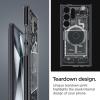Spigen for Galaxy S26 Ultra Case, Ultra Hybrid MagFit [Anti-Yellowing] [Compatible with MagSafe] [Fast Wireless Charging] – Clear White(Zero One Black)