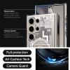Spigen for Galaxy S26 Ultra Case, Ultra Hybrid MagFit [Anti-Yellowing] [Compatible with MagSafe] [Fast Wireless Charging] – Clear White(Zero One Natural Titanium)