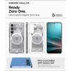 Spigen for Galaxy S26 Ultra Case, Ultra Hybrid MagFit [Anti-Yellowing] [Compatible with MagSafe] [Fast Wireless Charging] – Clear White(Zero One White)