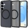 Spigen for Galaxy S26 Ultra Case, Ultra Hybrid MagFit [Anti-Yellowing] [Compatible with MagSafe] [Fast Wireless Charging] – Clear White(Frost Black)