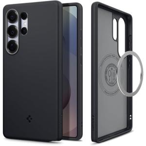 Spigen for Galaxy S26 Ultra Case, Nano Pop MagFit [Compatible with MagSafe] [Fast Wireless Charging] – AVO Green(Black Sesame)