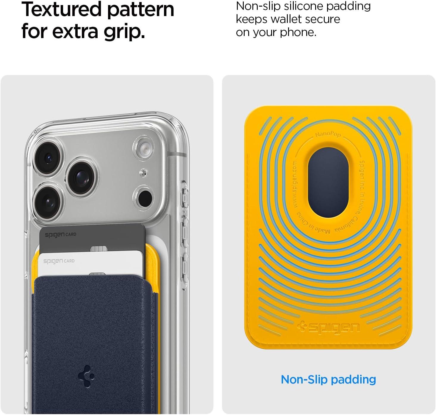 imageCaseology by Spigen for MagSafe Wallet Holds 3 Cards Folder Pop MagFit Compatible with iPhone 171615141312 Models Pixel 10 Series MagSafeCases Pixelsnap and More Card Holder Sky BlueBlueberry Navy