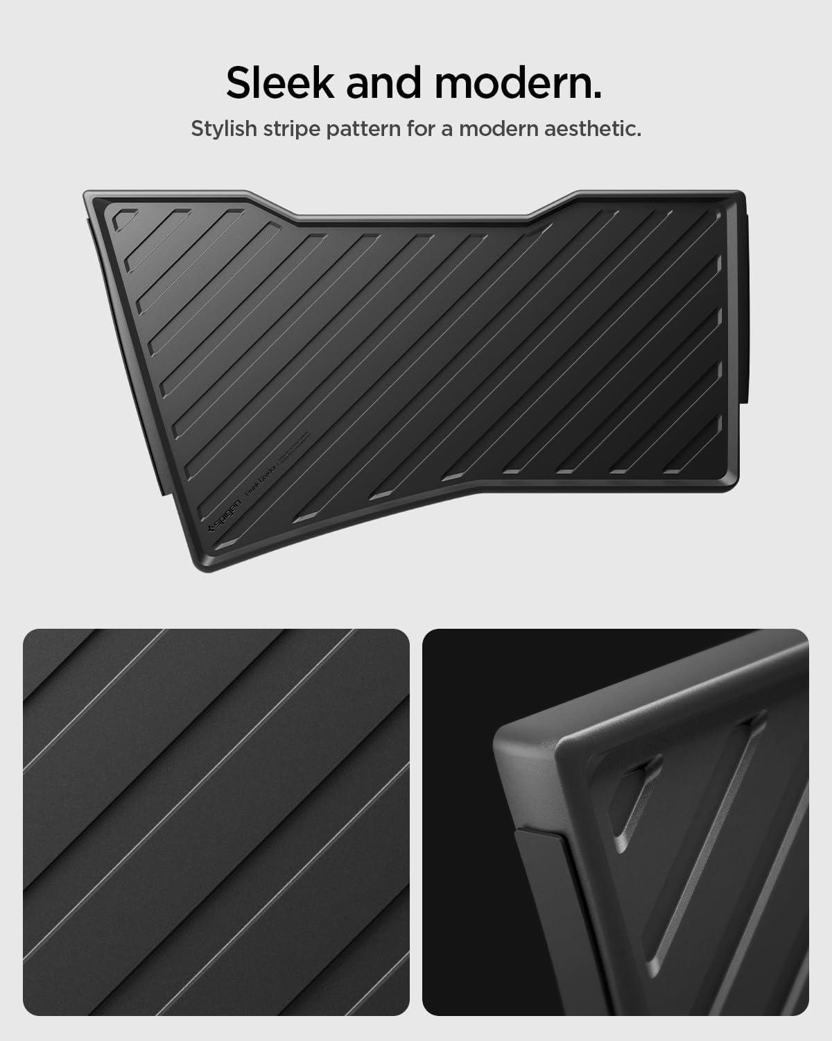imageFront Trunk Divider for Tesla Model Y Juniper PremiumPerformance 2025 2026 Storage Organization Solution Silicone Padded Snug Fit Reduces Rattle Noise Frunk Organizer Partition Set Pack of 2Black