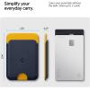 Caseology by Spigen for MagSafe Wallet, Holds 3 Cards, Folder Pop MagFit Compatible with iPhone 17/16/15/14/13/12 Models, Pixel 10 Series, MagSafe-Cases, Pixelsnap and More, Card Holder – Sky Blue(Blueberry Navy)