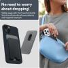 Caseology by Spigen for MagSafe Wallet, Holds 3 Cards, Folder Pop MagFit Compatible with iPhone 17/16/15/14/13/12 Models, Pixel 10 Series, MagSafe-Cases, Pixelsnap and More, Card Holder – Sky Blue(Black Sesame)