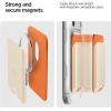 Caseology by Spigen for MagSafe Wallet, Holds 3 Cards, Folder Pop MagFit Compatible with iPhone 17/16/15/14/13/12 Models, Pixel 10 Series, MagSafe-Cases, Pixelsnap and More, Card Holder – Sky Blue(Orange Beige)