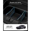 Front Trunk Divider for Tesla Model Y Juniper Premium/Performance 2025 2026 – Storage Organization Solution, Silicone Padded Snug Fit, Reduces Rattle Noise, Frunk Organizer Partition Set (Pack of 2)(Black)