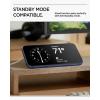 Spigen Grip Holder Designed for MagSafe Charger 25W (2024) Holder Grip Cover Case Compatible with iPhone 17/16/15/14/13/12 Series, Samsung Magnet Wireless Charger & More (Charger Not Included) – Black(Black)