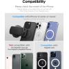 Spigen MagFit Clip Magnetic Phone Holder POV Vlog Filming Secure Mount for Backpack, Belts and Straps Designed for MagSafe – Black(Black)